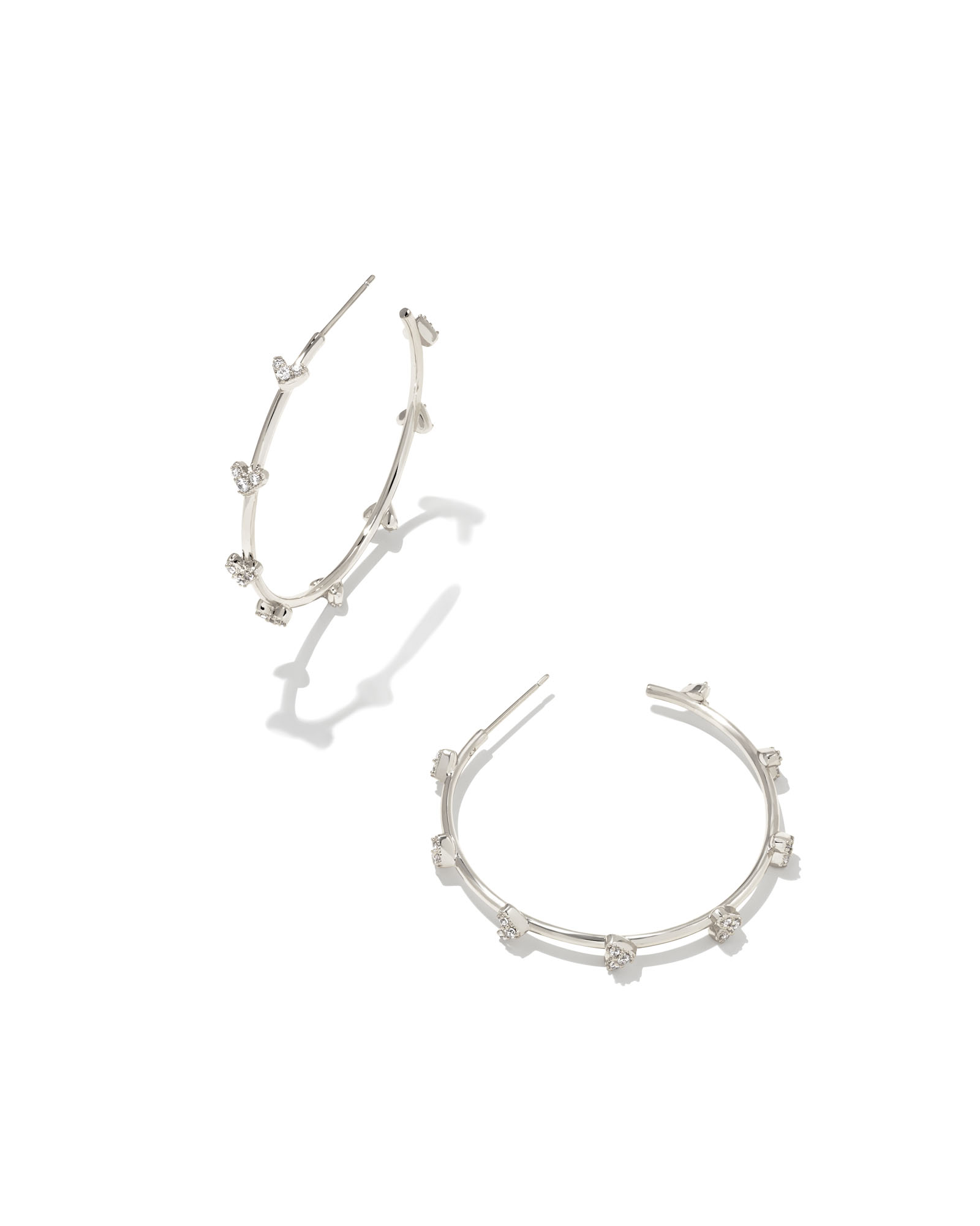 Kendra scott silver hoop outlet earrings