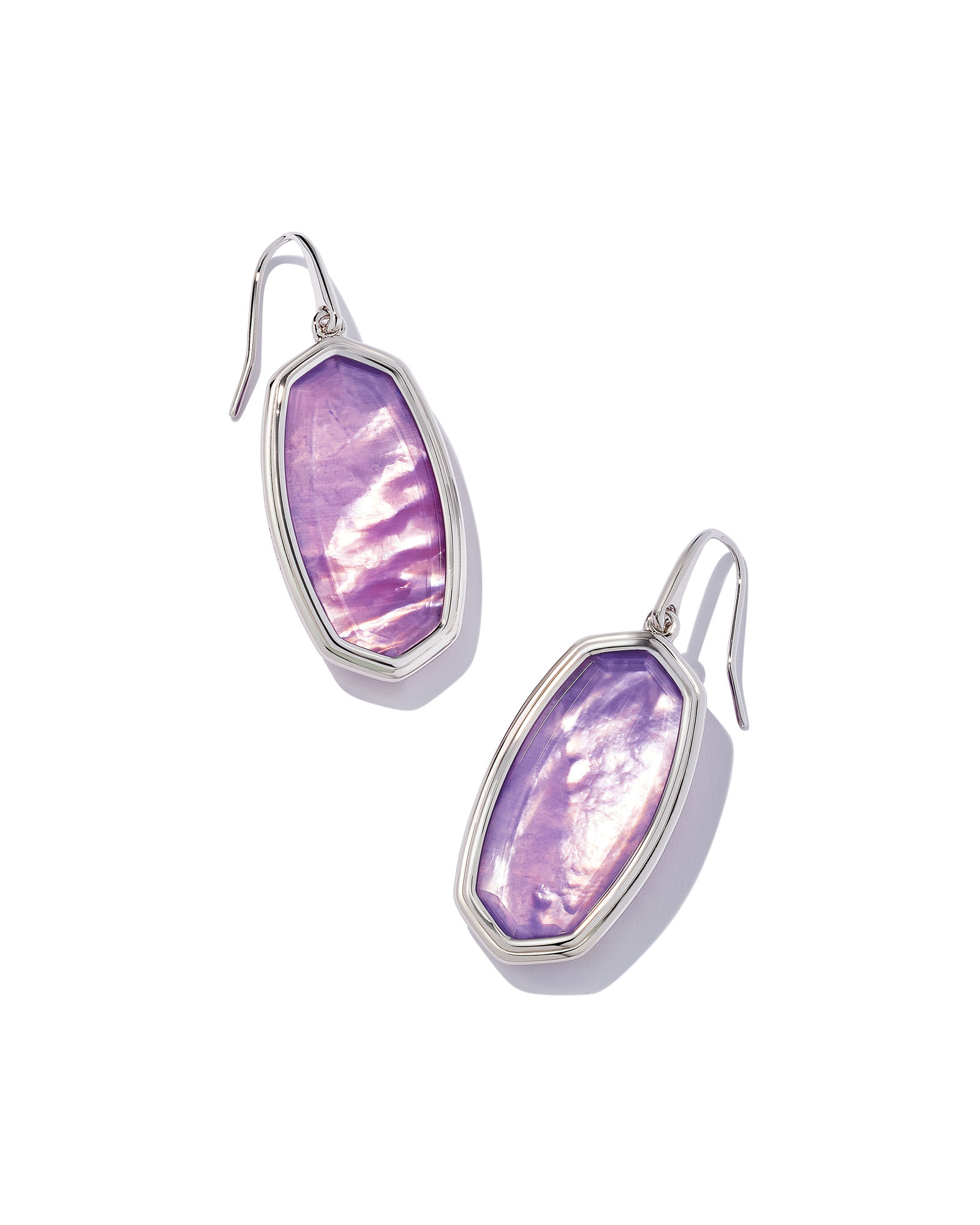 kendra scott lavender earrings