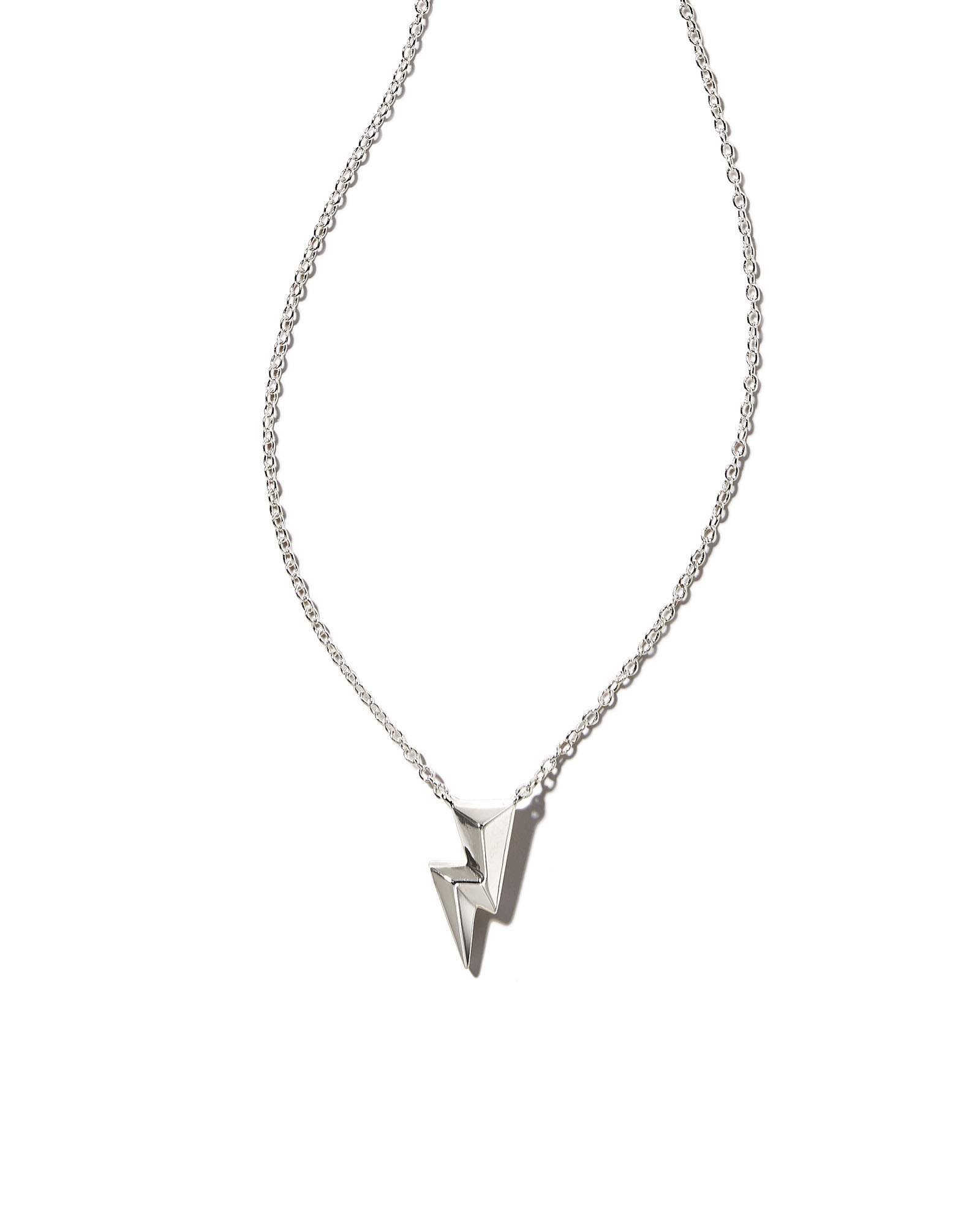 Bolt Pendant Necklace in Silver | Kendra Scott