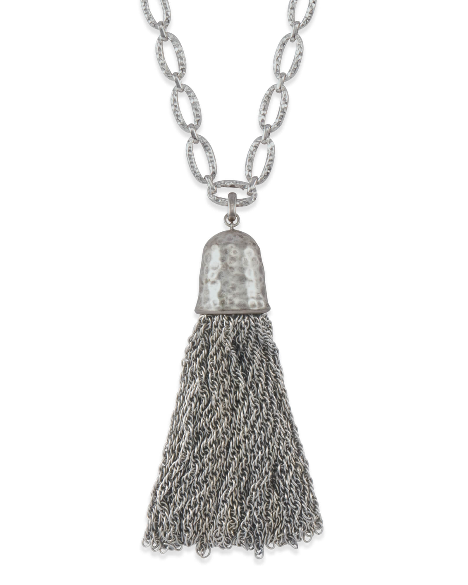 Tassel Charm Necklace Set in Vintage Silver | Kendra Scott