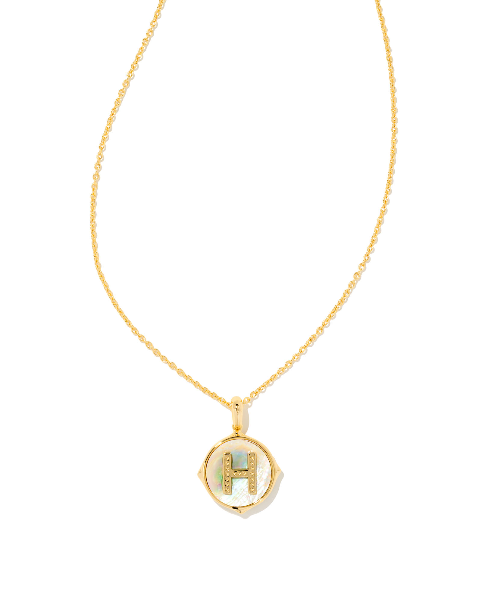 Letter A Pendant Necklace in Gold | Kendra Scott